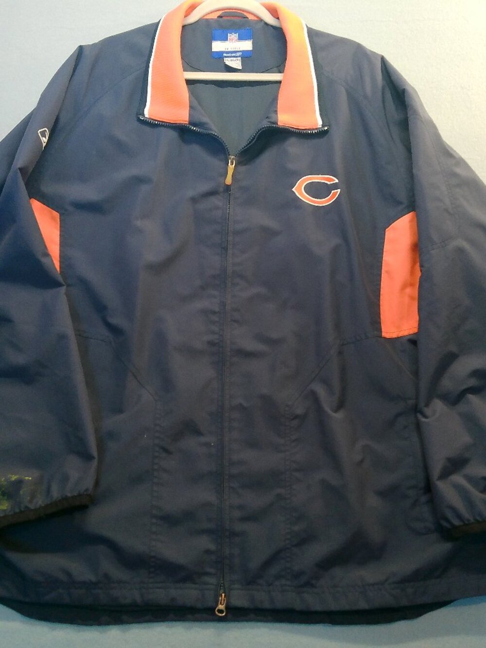 Chicago Bears Windbreaker Men's Size 2XL